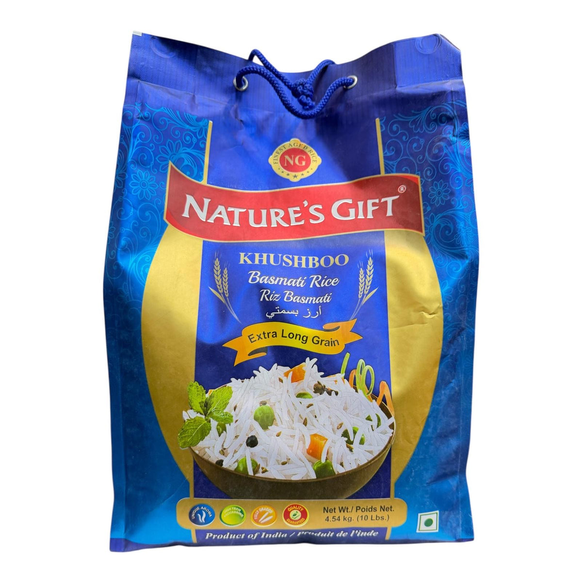 Nature's Gift Extra Long Basmati Rice 4..54kg