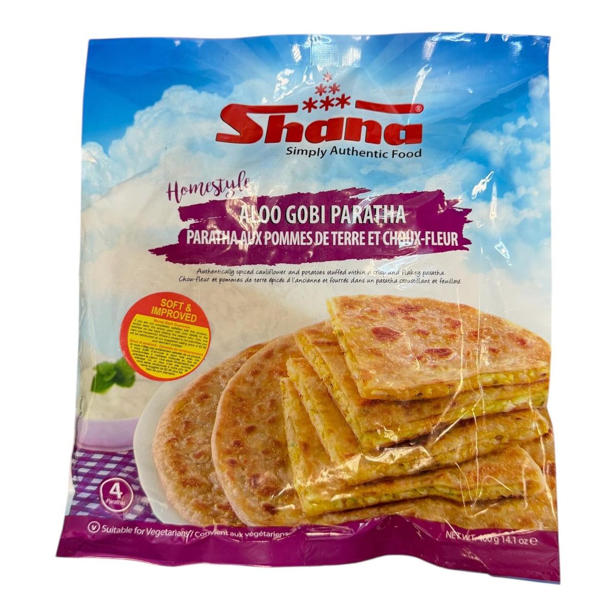 Shana Aloo Gobi Paratha 400g