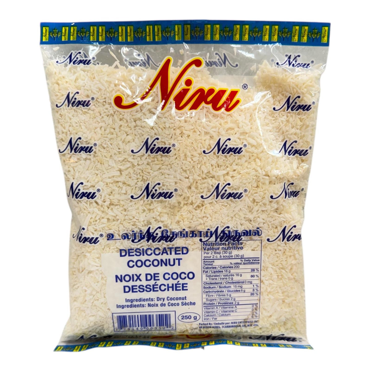 Niru Desiccated Coconut 250g