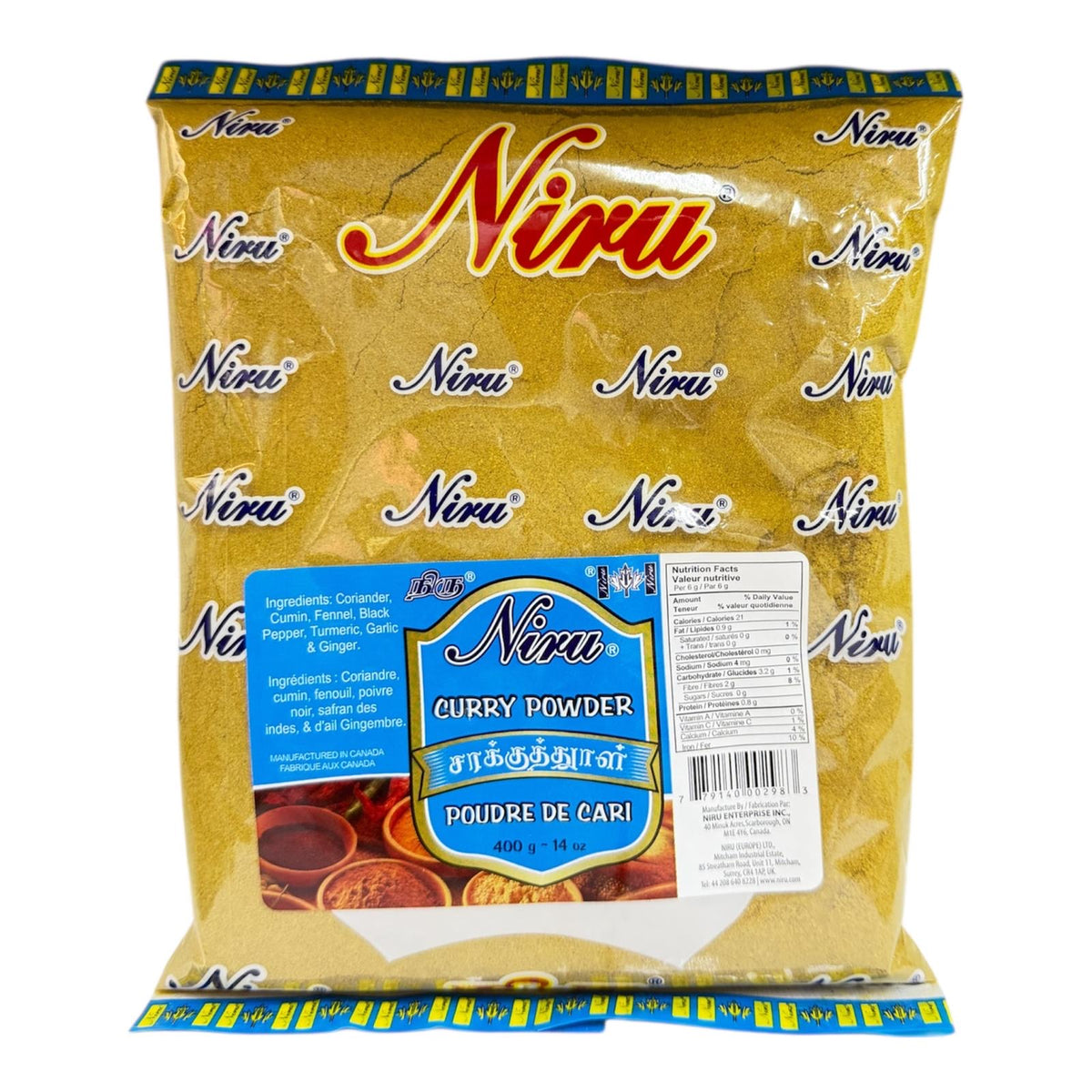 Niru Curry Powder 400g