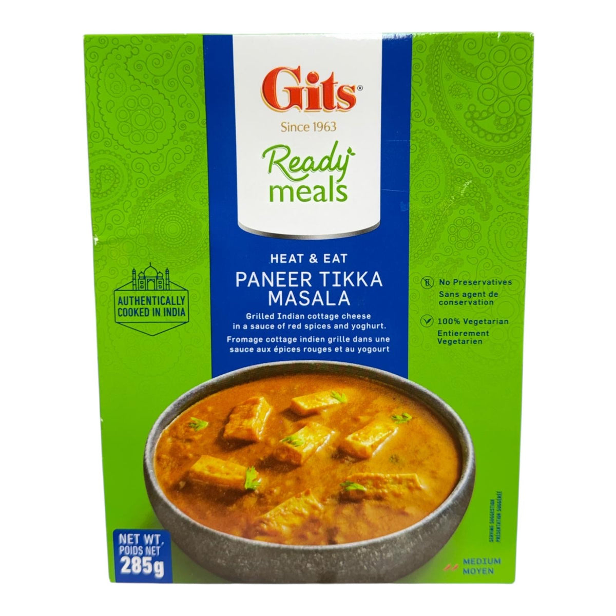 Gits Ready Meals Paneer Tikka Masala 285g
