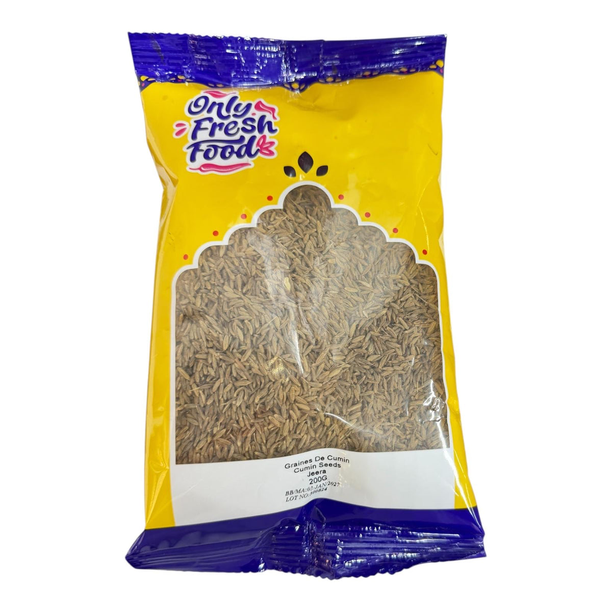Only Fresh Food Cumin Seeds 200g