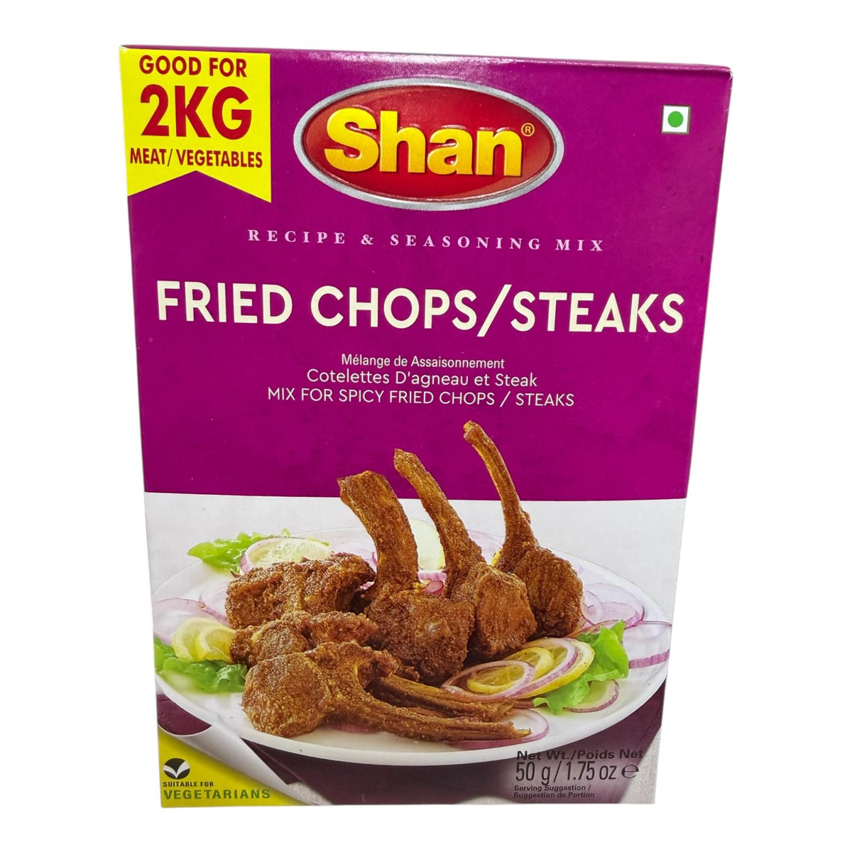 Shan Fried Chops/Steaks 50g