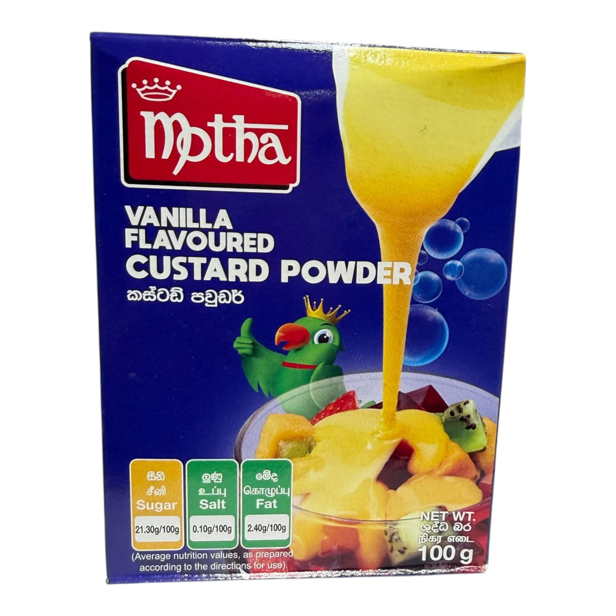 Motha Imported Vanilla Custard Powder 100g