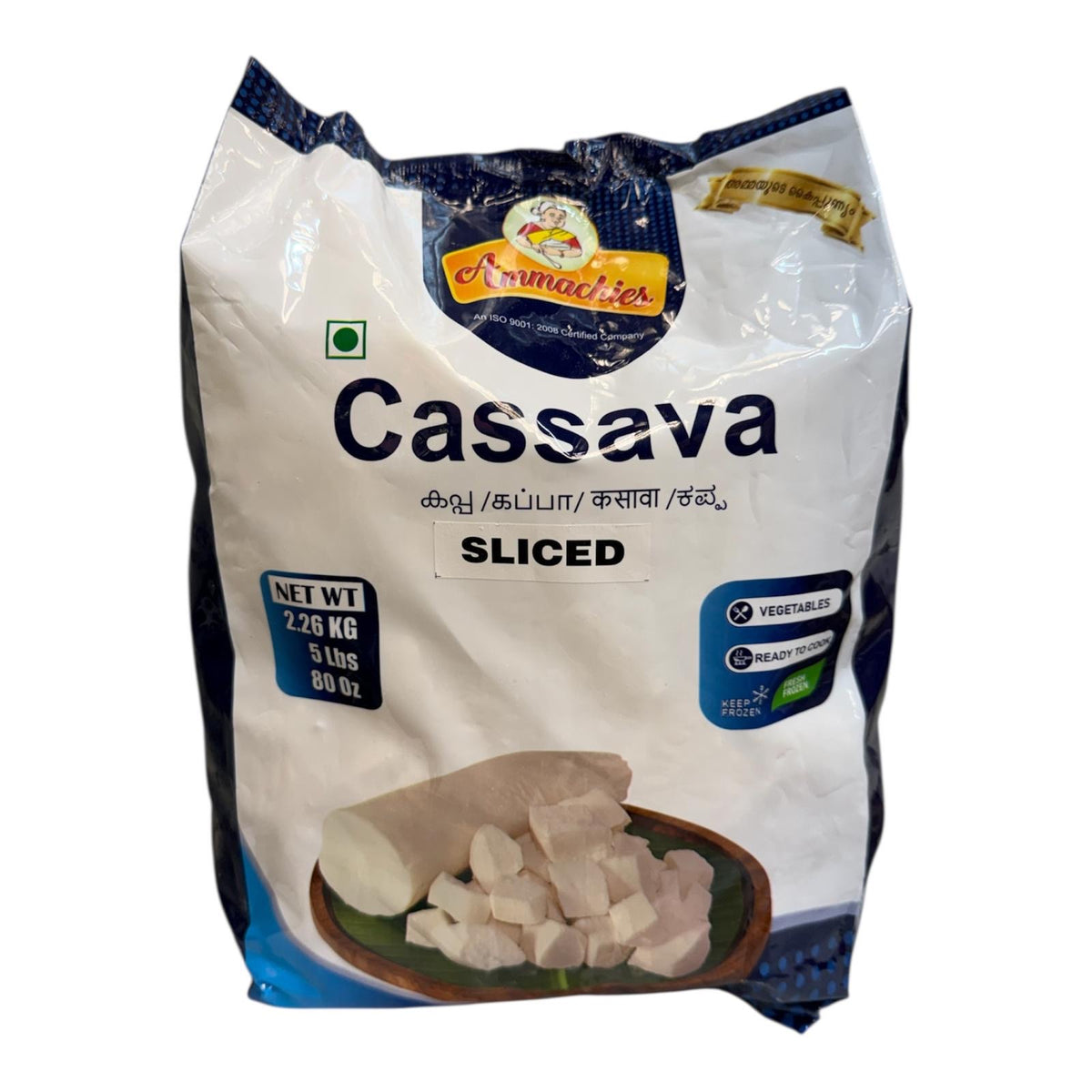 Ammachies Cassava (Sliced) 2.26kg