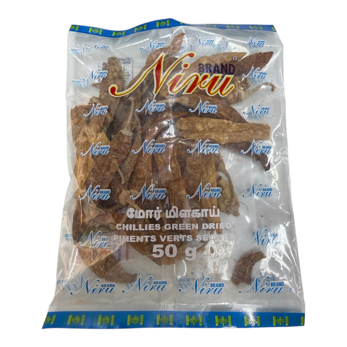Niru Chillies Green Dried 50g