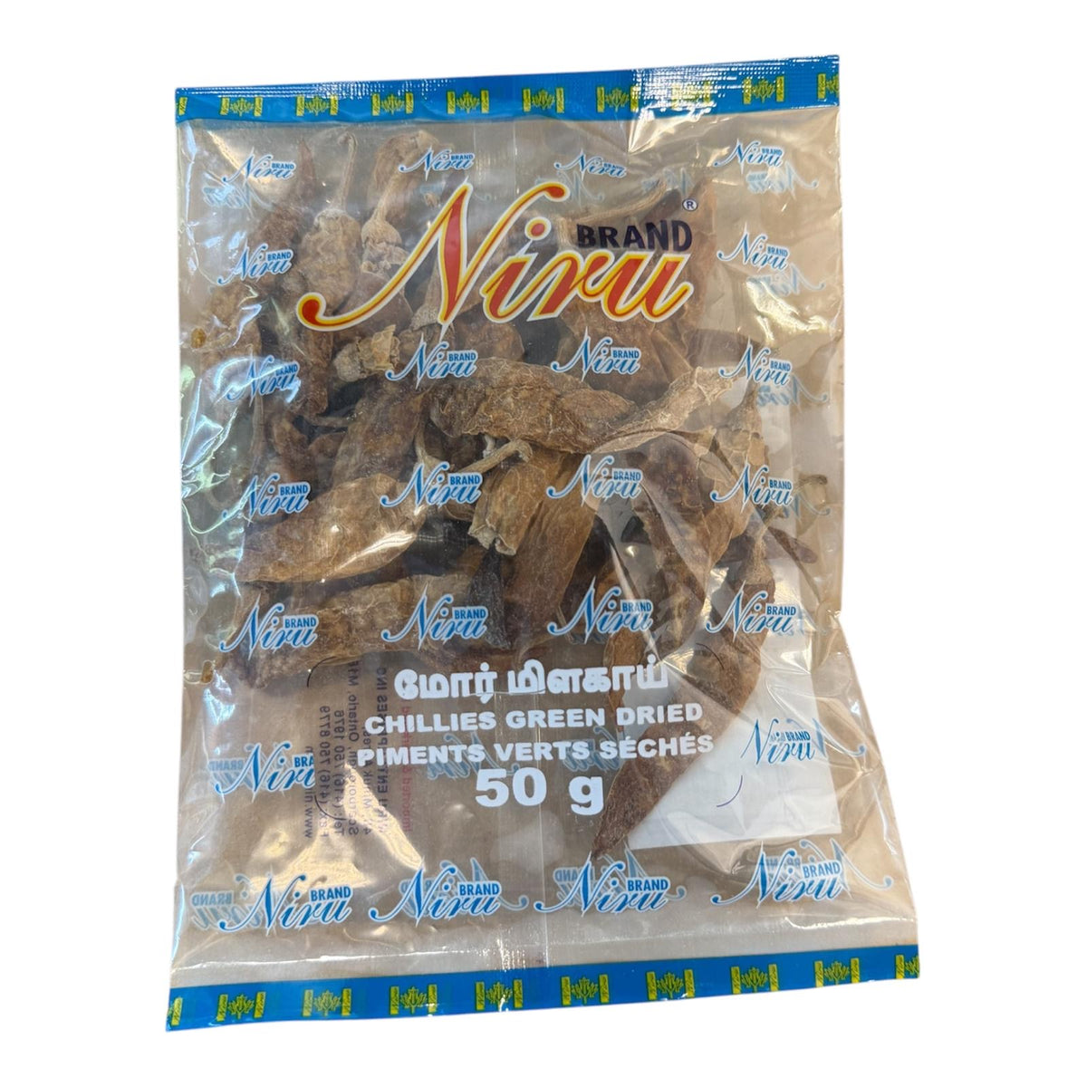 Niru Chilliies Green Dried 50g