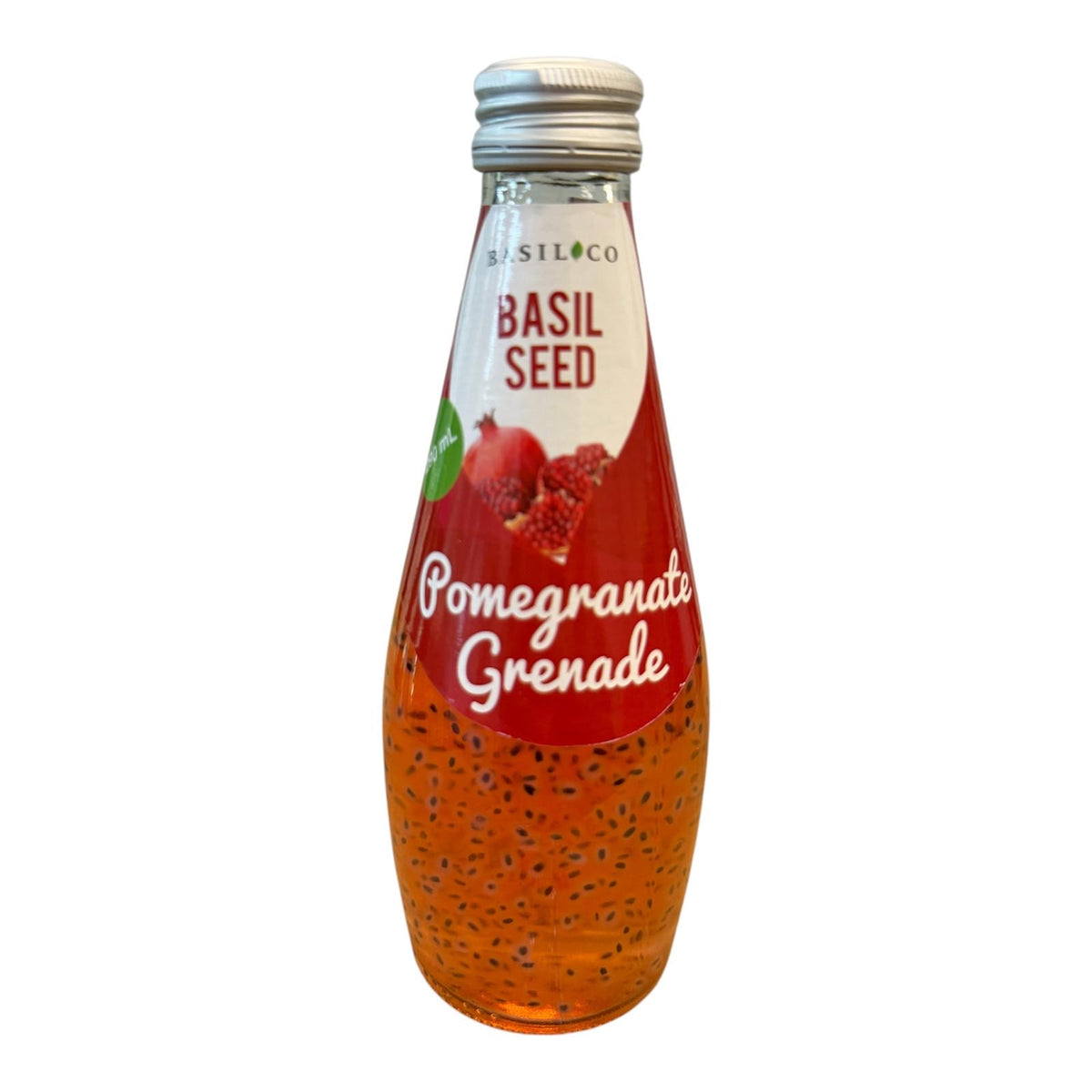 Basil•Co Basil Seed Drink With Promagranate Flavor 290ml