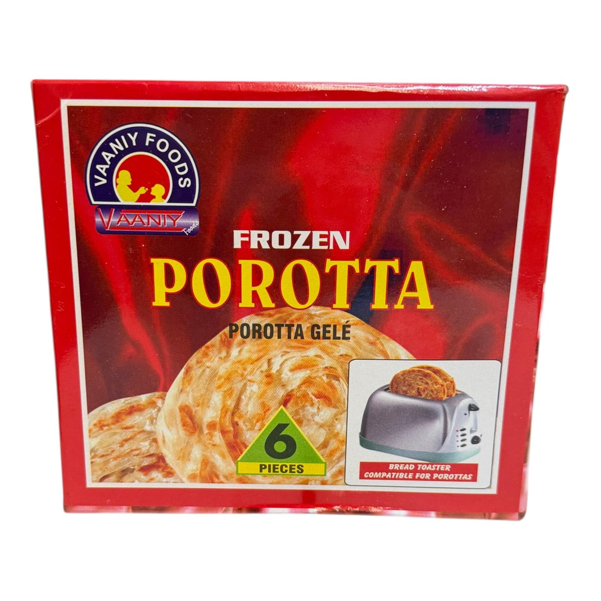 Vaaniy Foods Frozen Porotta (6pcs) 400g