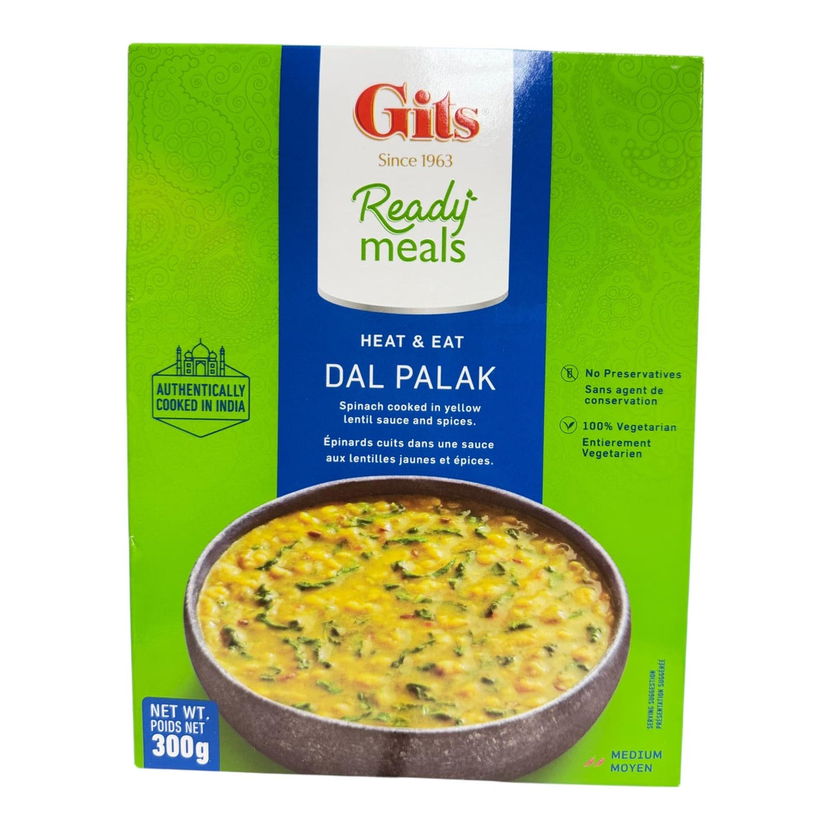 Gits Ready Meals Dal Palak 300g
