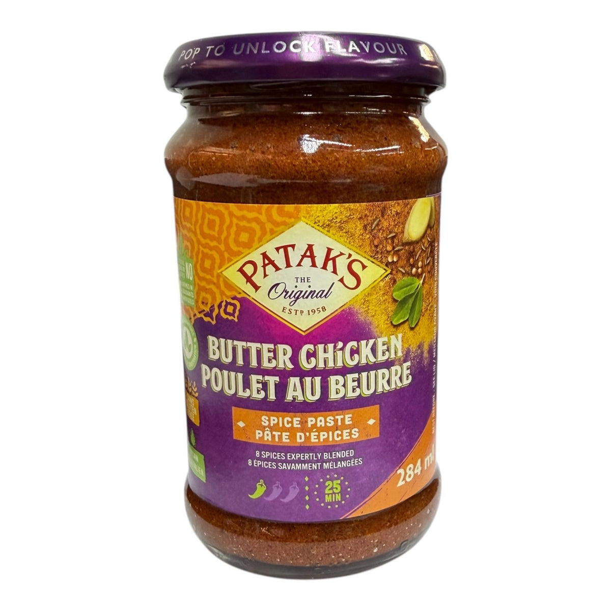 Patak's Butter Chicken Spice Paste 284ml