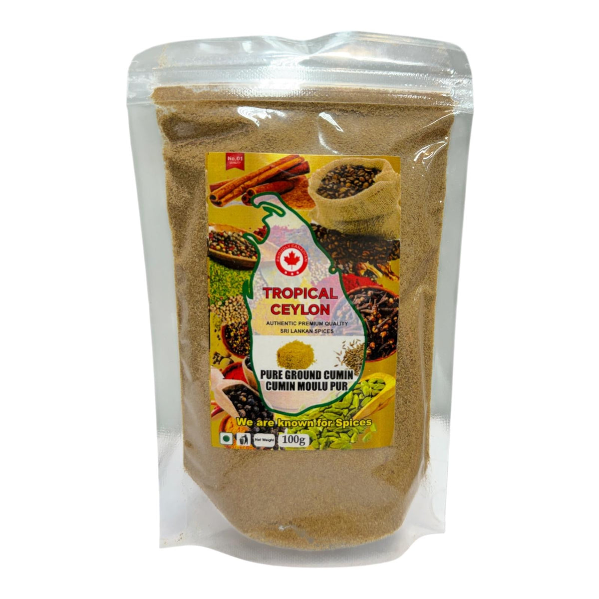 Tropical Ceylon Pure Ground Cumin 100g
