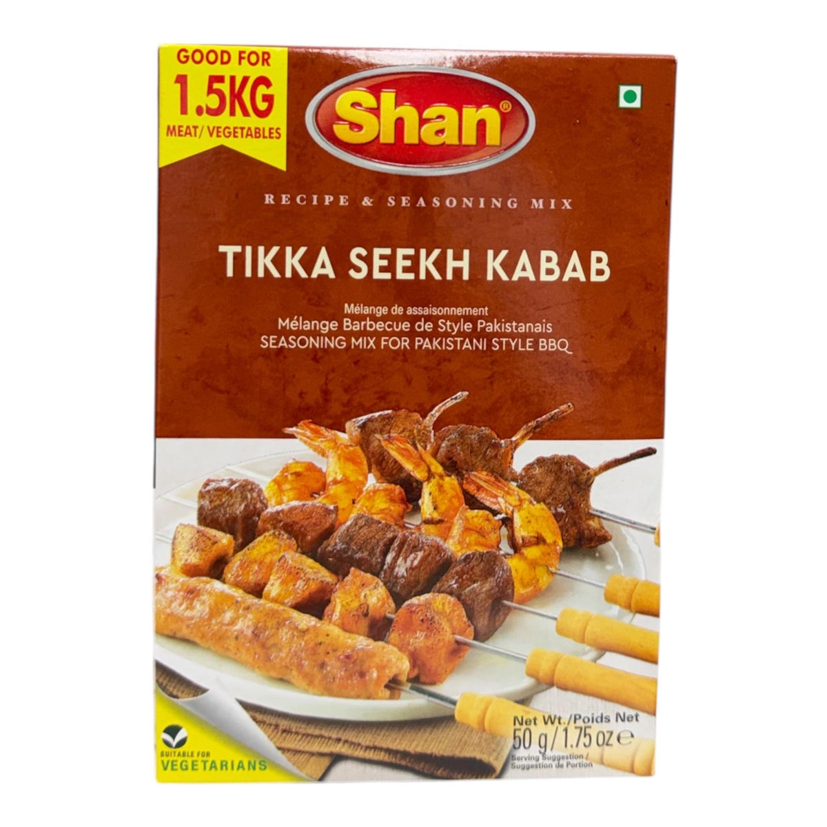 Shan Tikka Seekh Kabab 50g