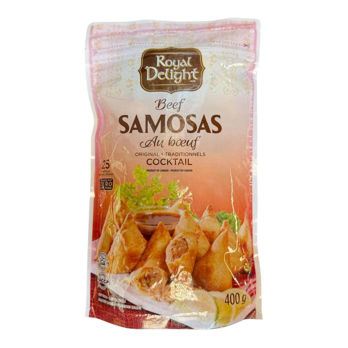 Royal Delight Beef Samosas 400g