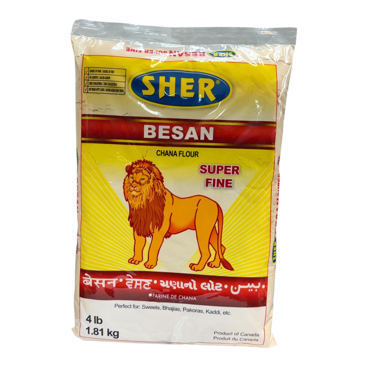 Sher Besan Chana Flour 4Lb