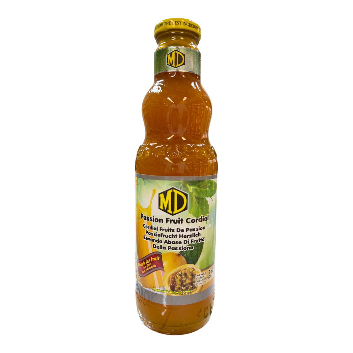 MD Passion Fruit Cordial 750ml