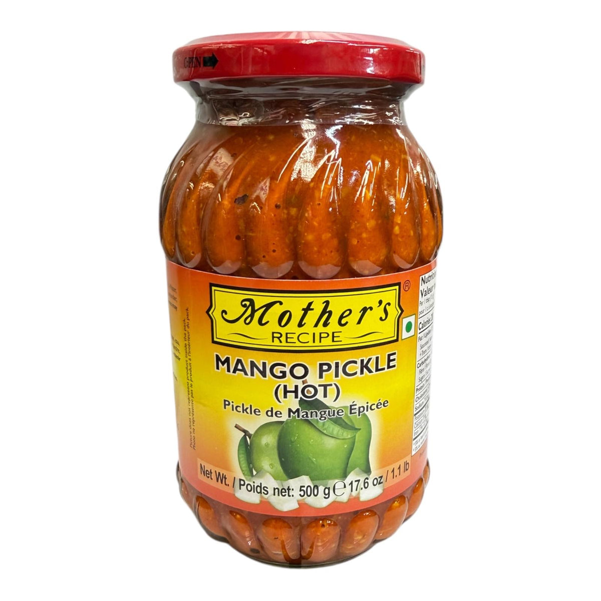 Mother's Recipe Mango Pickle (Hot) 500g