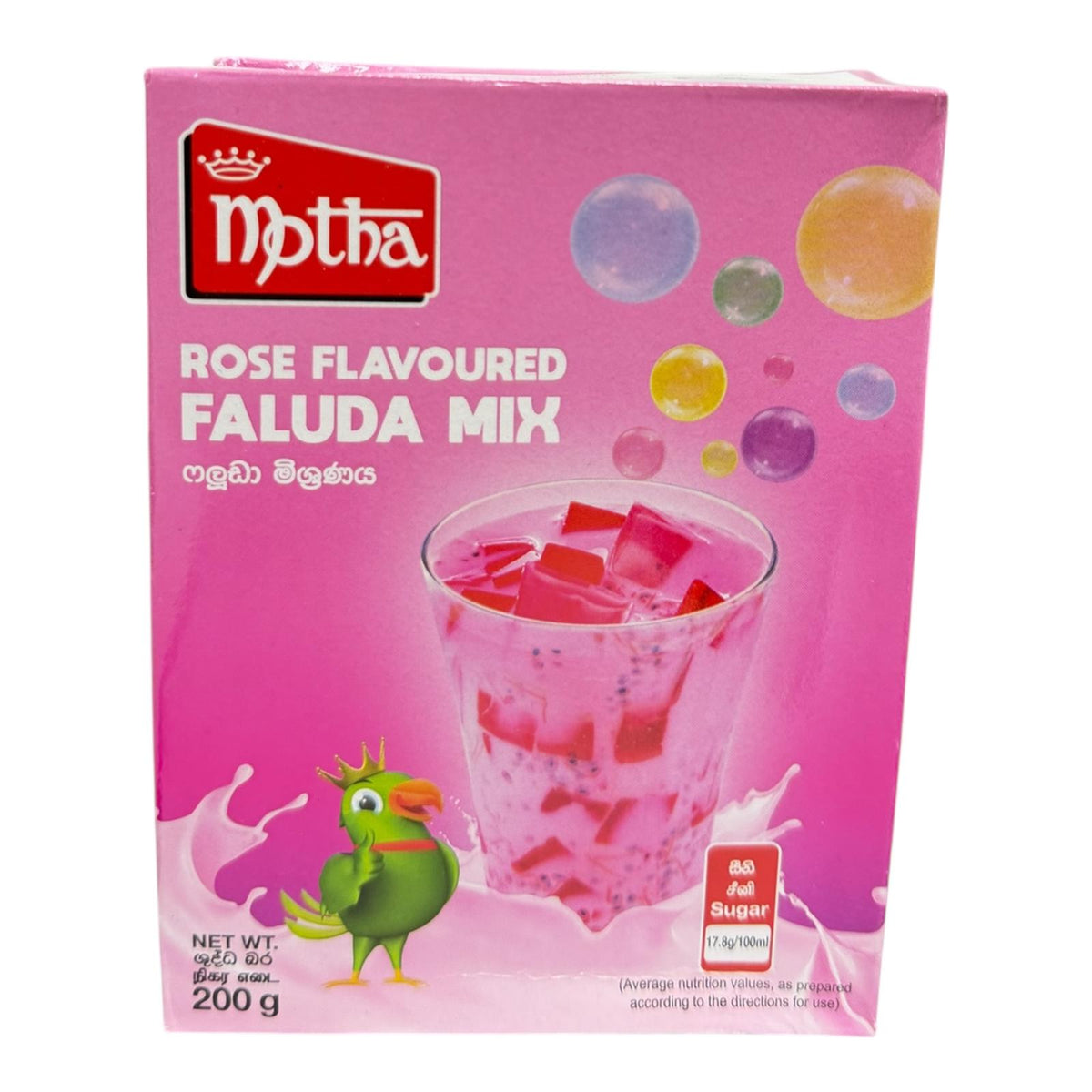 Motha Rose Flavoured Faluda Mix 200g