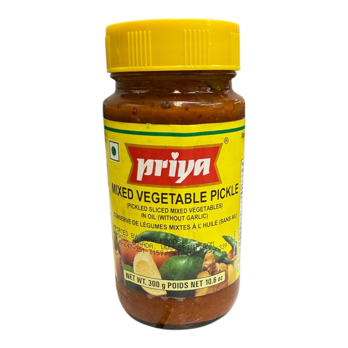 Priya Mixed Vegetable Pickle 300g