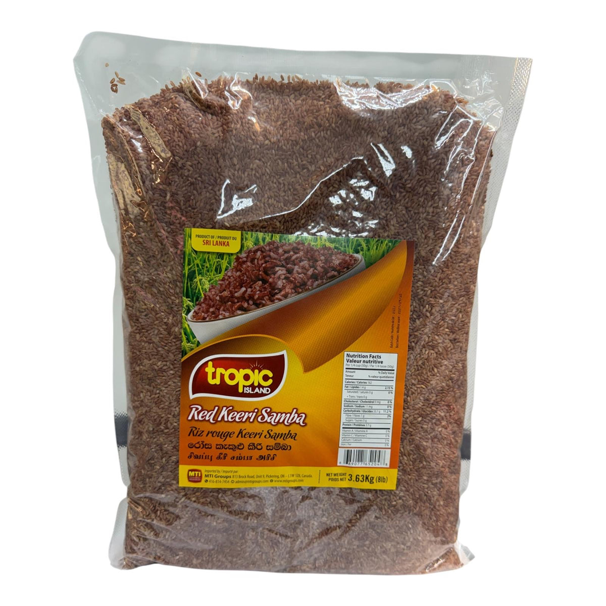 Tropic Island Red keeri Samba 8lb