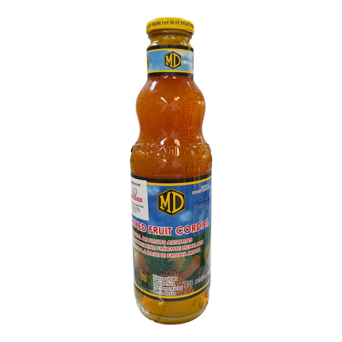 MD Mixed Fruit Cordial 750ml
