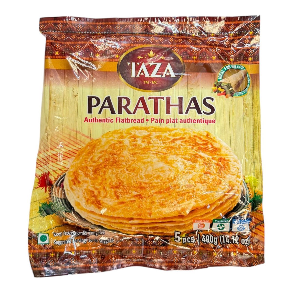 Taza Parathas 5pcs 400g