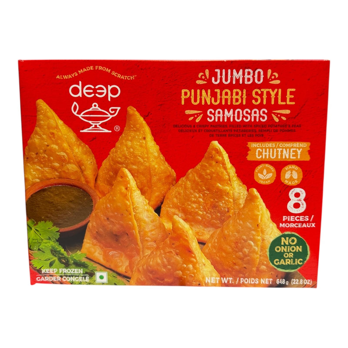 Deep Jumbo Punjabi Style Samosas 648g (8 Pcs)