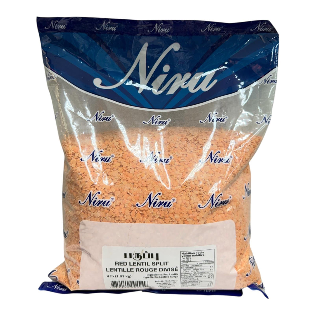Niru Red Lentil Split 1.81kg