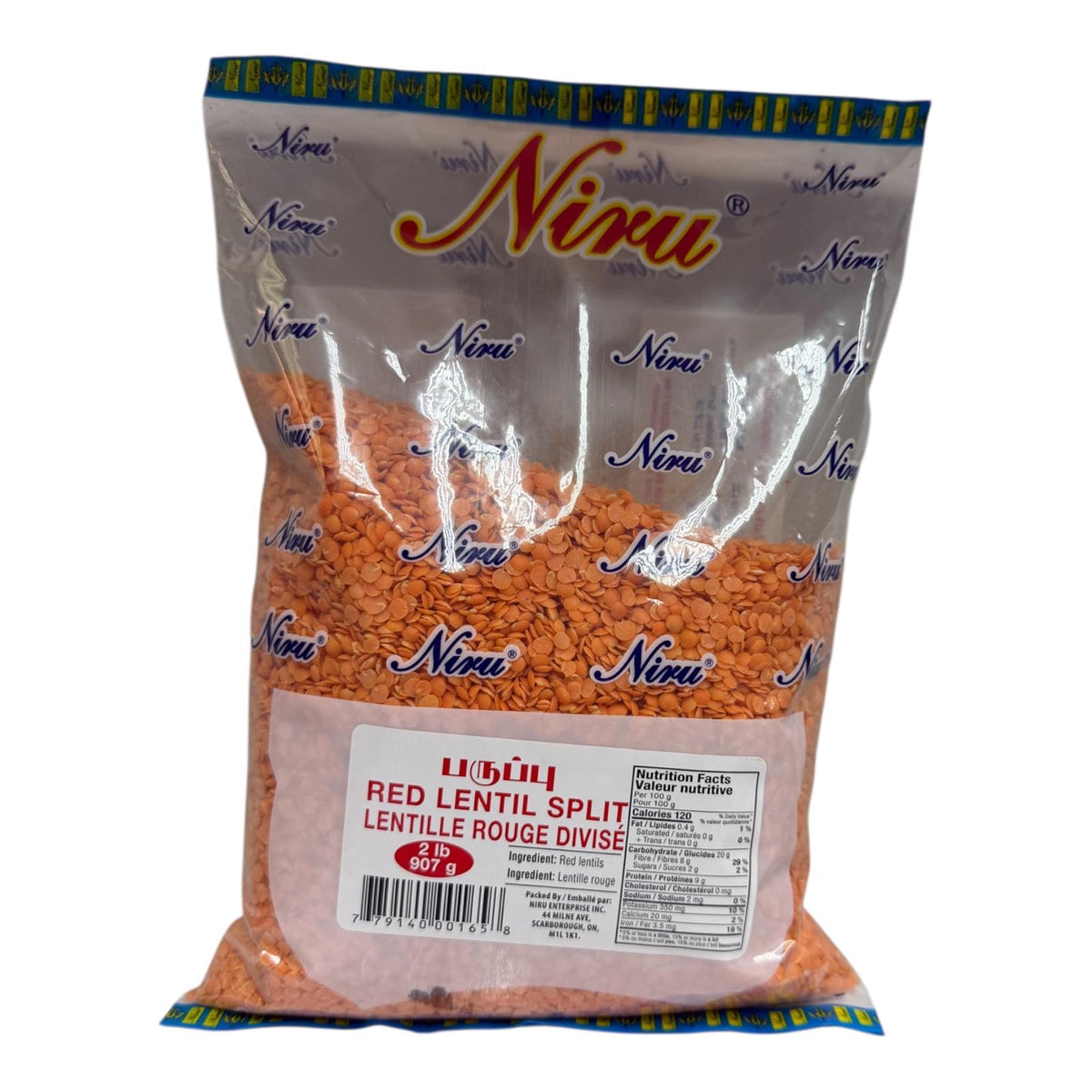 Niru Red Lentil Split 2Lb