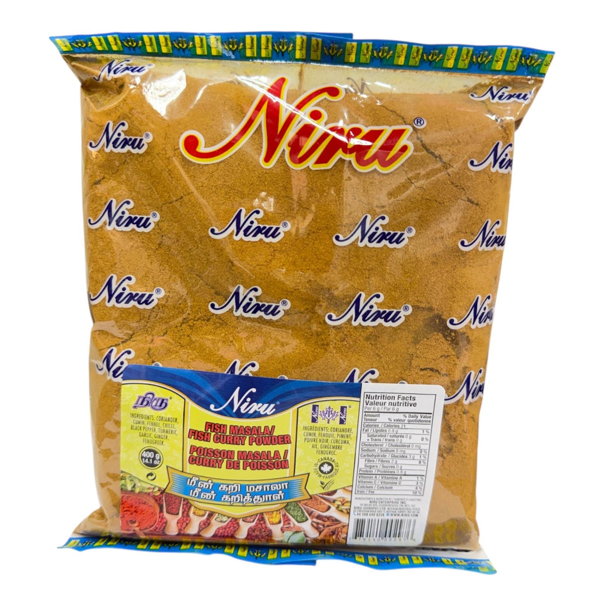 Niru Fish Masala/Curry Powder 400g