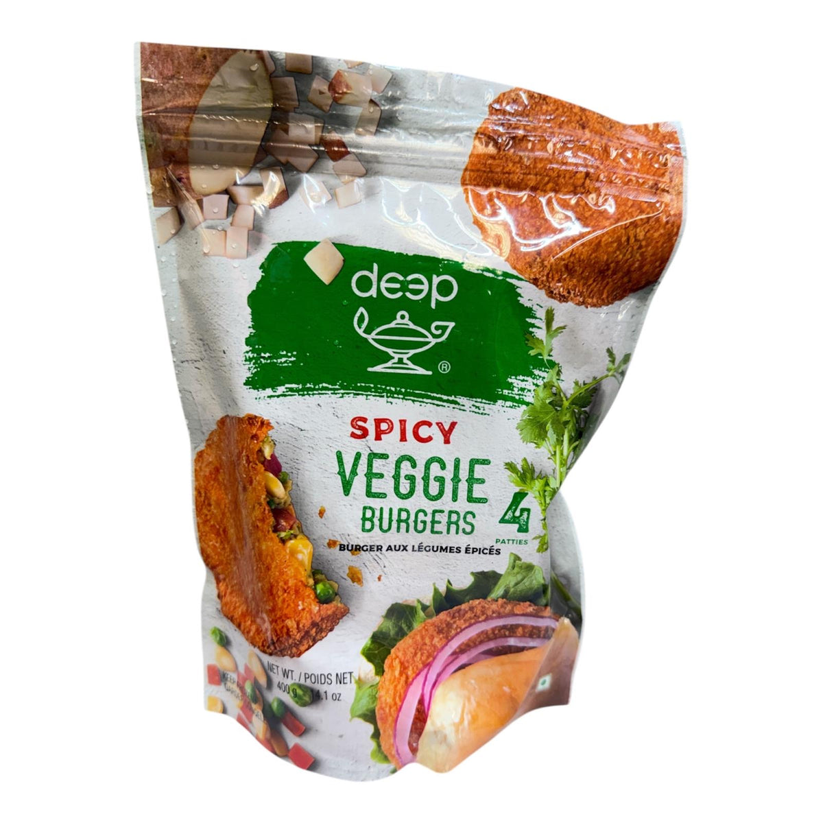 Deep Spicy Veggie Burger (4 Patties) 400g