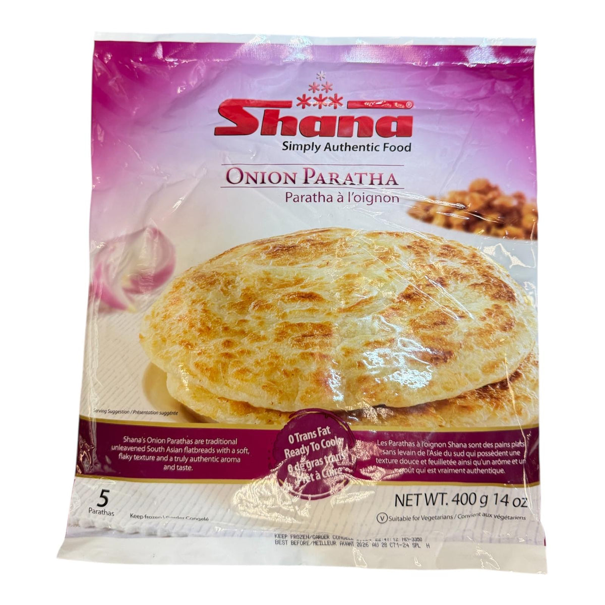 Shana Onion Partha 400g