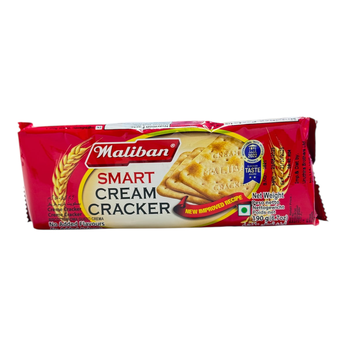 Maliban Smart Cream Crakers 190g