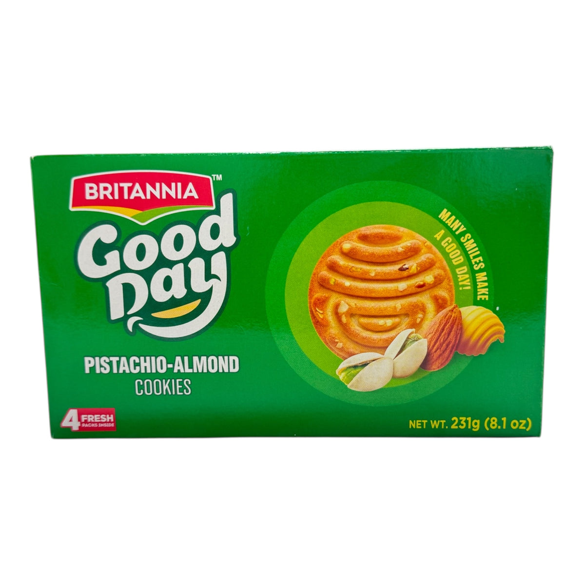 Britannia Good Day Pistachio-Almond Cookies 231g