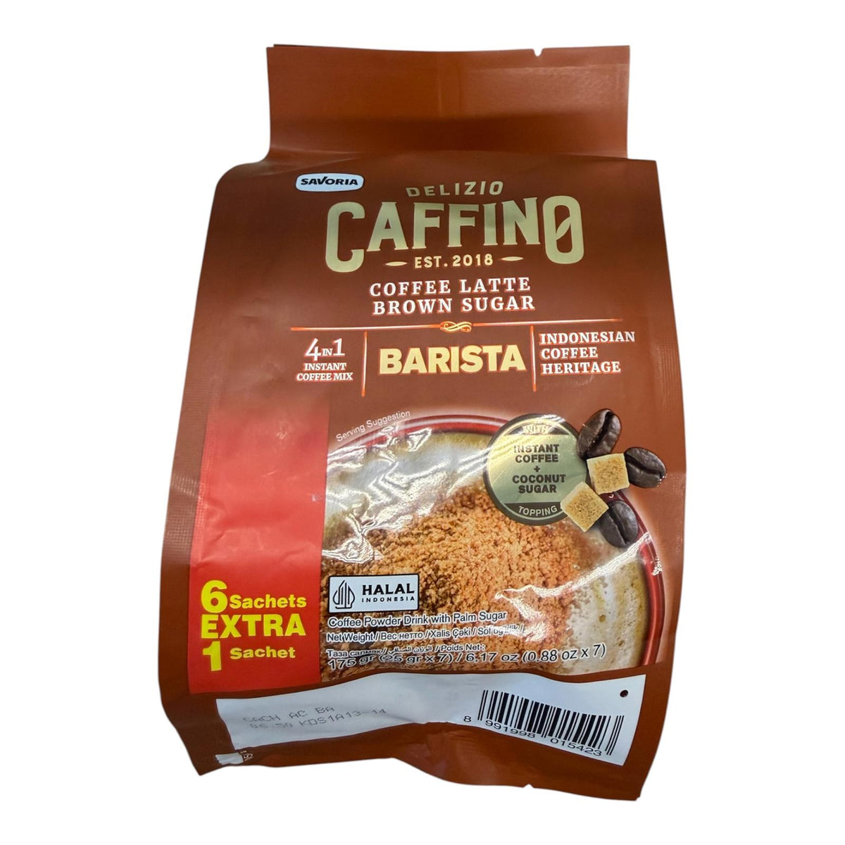 Delizio Caffino Coffee Latte Brown Sugar 175g