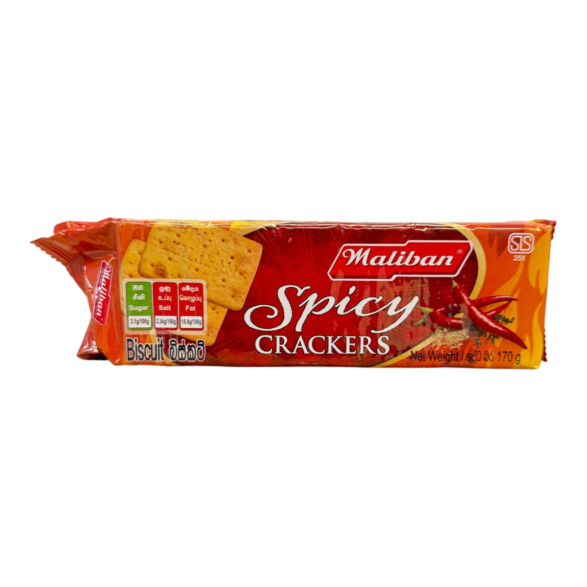 Maliban Spicy Crackers 170g