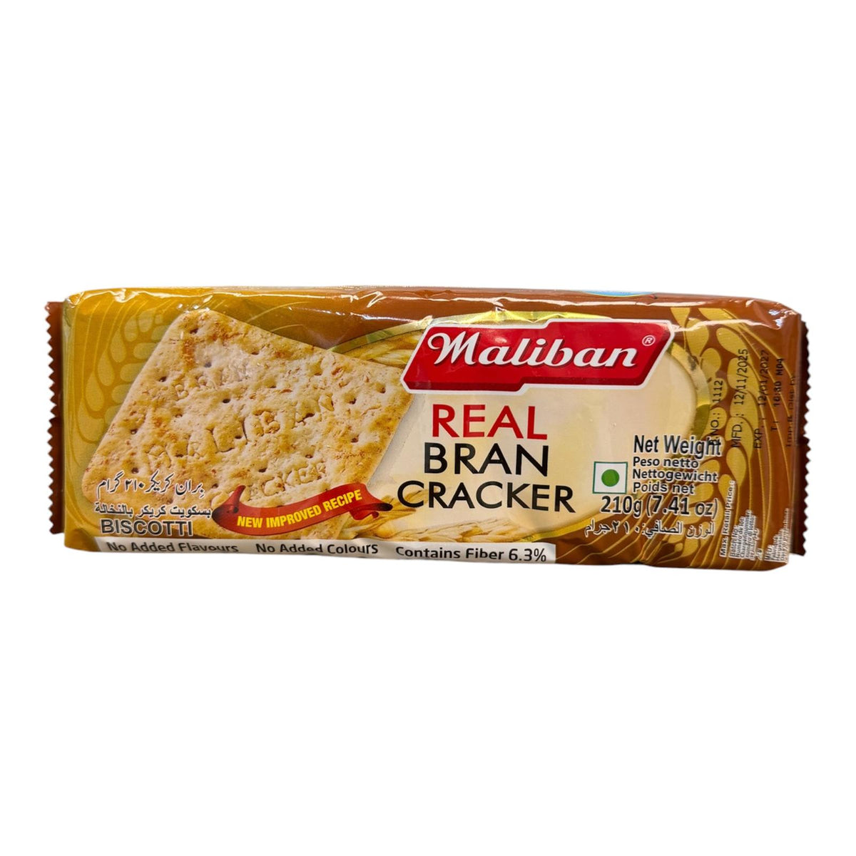 Maliban Real Bran Cracker 210g